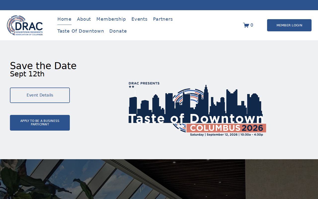 Downtown Residents Association of Columbus public website